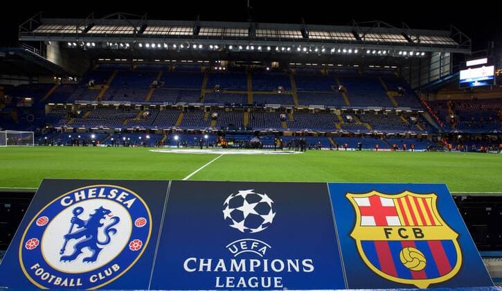 Chelsea v FC Barcelona Barca UEFA Champions League A general view of the stadium before the UEFA Champions League match at Stamford Bridge, London Content Not Available For UK Newspapers Copyright: xAlanxStanfordx FIL-11389-0001