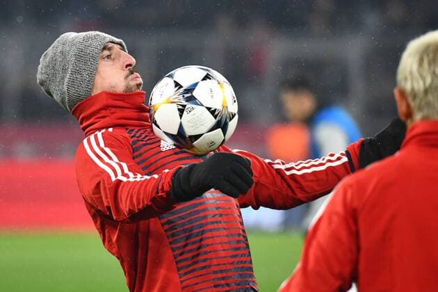 20 02 xjhx 2018 Football Champions League FC Bayern München Besiktas Istanbul emspor v l Franck Ribery FCB FC Bayern München Munich