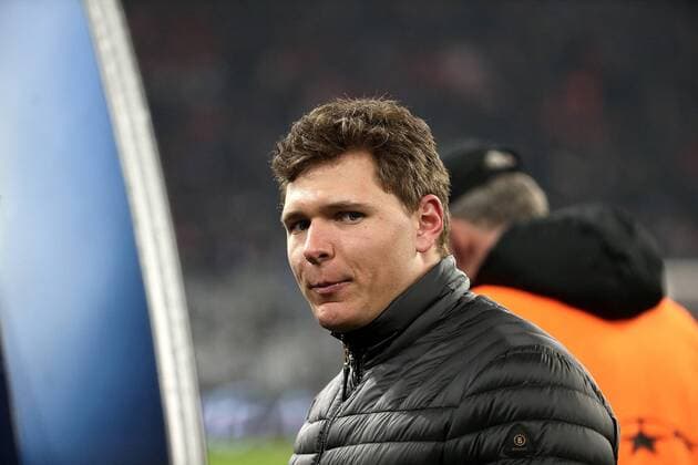 GER UEFA CL Bayern Munich GER vs Besiktas Istanbul TR 20 02 2018 Allianz Arena Munich GER UEFA CL Bayern Munich GER vs Besiktas Istanbul TR pictured Thomas Dreßen winner Hahnenkamm downhill in Kitzbühel nordphotoxBratic nph00250