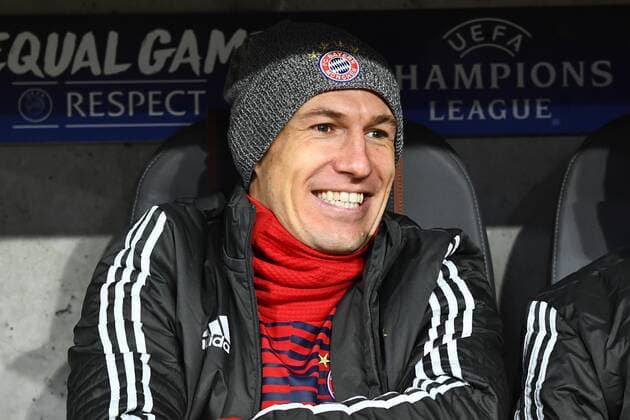 20 02 xjhx 2018 Football Champions League FC Bayern München Besiktas Istanbul emspor v l Arjen Robben FCB FC Bayern München Munich