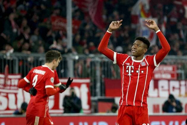 David Alaba FC Bayern Munich 27 4 0 Bayern Munich vs Besiktas Istanbul Champions League last grand final football 20 02 2018 Munich Copyright: xLanger Eibner-Pressefotox EP_HLR
