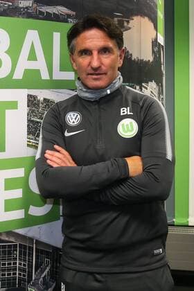 Coach Bruno Labbadia VfL Wolfsburg 1 football Bundesliga season 2017 2018 press conference after training at the AOK arena in Wolfsburg Germany football man men 20 02 2018