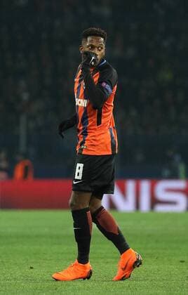 February 21, 2018 - Kharkov, Ukraine - Shakhtar s Fred looks at the players during match of the Eight-Finals finals of the Champions League between FC Shakhtar and Roma at Metalist Stadium in Kharkov. Ukraine, Wednesday, February 21, 2018 Shakhtar Donetsk v AS Roma - UEFA Champions League Round of 16: First Leg  - ZUMAn230 20180221_zaa_n230_828 Copyright: xDanilxShamkinx