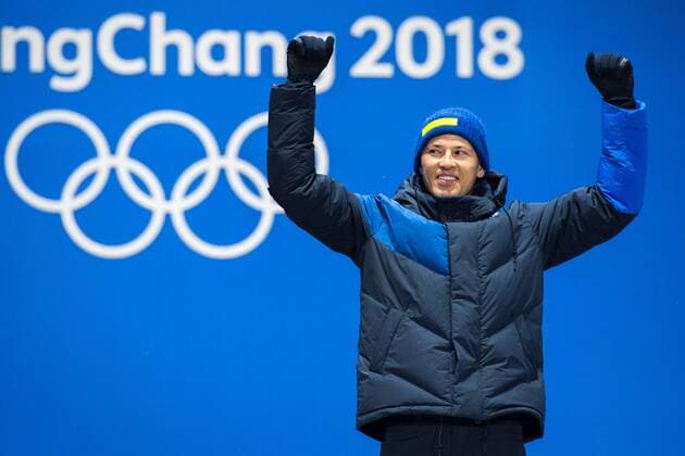 180222 Andre Myhrer of Sweden celebrates the Medal Ceremony during day thirteen of the 2018 Winter Olympics on February 22, 2018 in Pyeongchang Photo Carl Sandin BILDBYRAN Code CS 57999 316  Copyright: CARLxSANDIN BB180222CS045