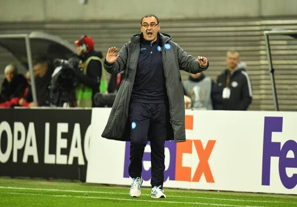 Soccer Mens Season 2017 2018 Europa League second round second leg RB Leipzig SSC Napoli coach Maurizio Sarri SSC Napoli 22 02 2017 Copyright: xMatthiasxKochx