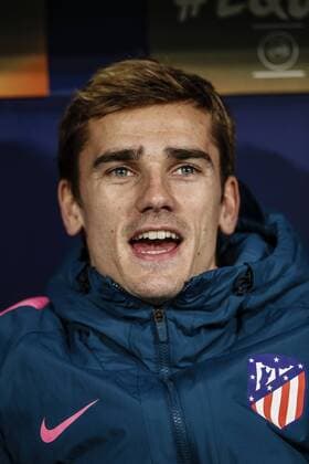 22nd February 2018, Wanda Metropolitano, Madrid, Spain; UEFA Europa League football, round of 32, 2nd leg, Atletico Madrid versus FC Copenhagen; Antonie Griezmann (Atletico de Madrid) starts on the bench  ActionPlus11991346