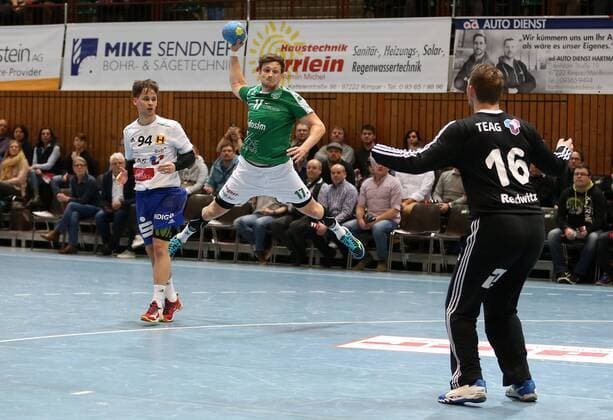 v left Willy Weyhrauch ThSV Eisenach Patrick Schmidt DJK Rimpar Wolves Jan Steffen Redwitz ThSV Eisenach DKB 2 Handball Bundesliga DJK Rimpar Wolves ThSV Eisenach xfsx
