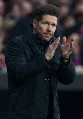 Bilder des Tages SPORT Atletico Madrid manager Cholo Simeone during UEFA Europa League match between Atletico Madrid and FC Copenhagen played at the Wanda Metropolitano Stadium in Madrid, on February 22th 2018.  xRudy AFP7x xAtleticoxMadridxvxFCxCopenhagen,xUEFAxEuropaxLeague,xRoundxofx32x