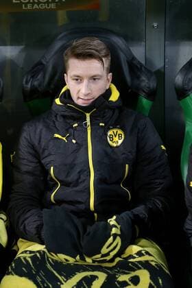 Marco Reus Borussia Dortmund 11 on the bench Atalanta Bergamo vs Borussia Dortmund Europa League Football 22 02 2018 Reggio Emilia Copyright: xLanger Eibner-Pressefotox EP_HLR