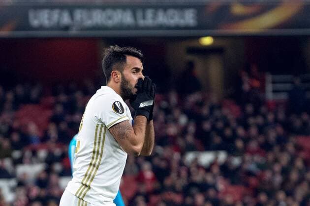 180222 Östersund Brwa Nouri plays during the football match in the Europa League between Arsenal and Östersund on February 22, 2018 in London  Copyright: ANDREASxLxERIKSSON BB180222AE019
