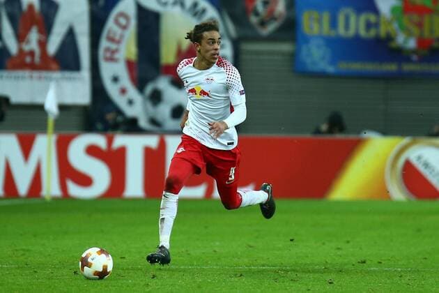 22 02 2018 xkvx Football Europe League RB Leipzig SSC Napoli emspor v Yussuf Poulsen RBL RB Leipzig Leipzig