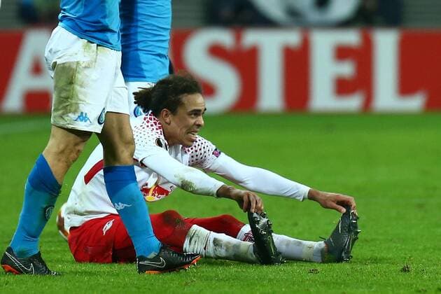 22 02 2018 xkvx Football Europe League RB Leipzig SSC Napoli emspor v Yussuf Poulsen RBL RB Leipzig Leipzig
