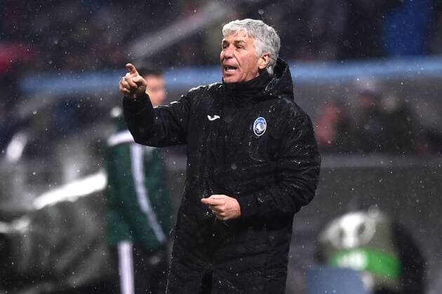 Mg Reggio Emilia 22 02 2018 - Europa League Atalanta-Borussia Dortmund foto Matteo Gribaudi Image nella foto: Gian Piero Gasperini 