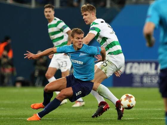 February 22, 2018 - St. Petersburg, Russia - February 22, Russia, St. Petersburg. UEFA Europa League 2017 18- FC Zenit-FC Celtic. UEFA Europa League 2017 18 - FC Zenit vs FC Celtic  - ZUMAl75_ 20180222_zaf_l75_057 Copyright: xAlexanderxKulebyakinx