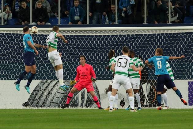 February 22, 2018 - St. Petersburg, Russia - February 22, Russia, St. Petersburg. UEFA Europa League 2017 18- FC Zenit-FC Celtic. UEFA Europa League 2017 18 - FC Zenit vs FC Celtic  - ZUMAl75_ 20180222_zaf_l75_048 Copyright: xAlexanderxKulebyakinx