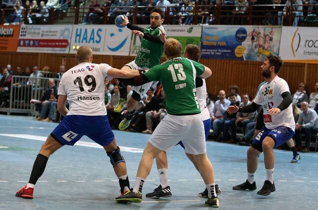 Nicolai Hansen ThSV Eisenach Benjamin Herth DJK Rimpar Wolves Patrick Gempp DJK Rimpar Wolves Daniel Luther ThSV Eisenach Alexander Saul ThSV Eisenach DKB 2 Handball Bundesliga DJK Rimpar Wolves ThSV Eisenach xfsx