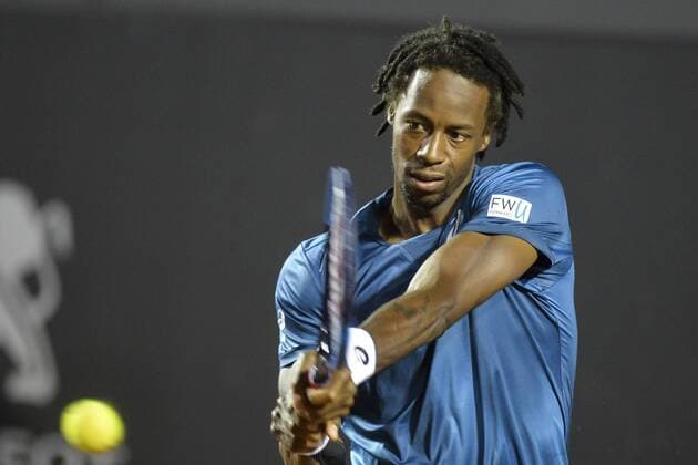 Rio Open 2018 RIO DE JANEIRO, RJ - 22.02.2018: RIO OPEN 2018 - Gael Monfils (FRA) in match against Marin Cilic (CRO) during Rio Open 2018 held at the Jockey Club Brasileiro in Rio de Janeiro, RJ. (Photo: Celso Pupo Fotoarena) x1490349x  CelsoxPupo