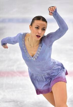 PyeongChang 2018 - Eiskunstlauf, Nicole Schott läuft zur Musik von Schindlers Liste Nicole Schott of Germany competes during the Ladies Figure skating Eiskunstlauf Free Skating Finals at the Pyeongchang 2018 Winter Olympics, in the Gangneung Ice Arena in Gangneung, South Korea, on February 23, 2018.  OLY20180223311 KEVINxDIETSCH