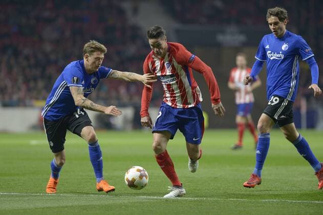 January 1, 2012 - Madrid, Madrid, Spain - Fernando Torres of Atletico de Madrid during UEFA Europa League Round of 32 match between Atletico Madrid and FC Copenhagen at the Wanda Metropolitano on February 22, 2018 in Madrid, Spain. Atletico Madrid v FC Copenhagen - UEFA Europa League  - ZUMAn230 20120101_zaa_n230_023 Copyright: xPatricioxRealpex