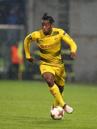 Michy Batshuayi Borussia Dortmund 42 Atalanta Bergamo vs Borussia Dortmund Europa League Football 22 02 2018 Reggio Emilia Copyright: xEIBNER HarryxLangerx EP_HLR