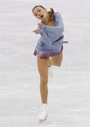 PyeongChang 2018 - Eiskunstlauf, Nicole Schott läuft zur Musik von Schindlers Liste February 23, 2018 - Gangneung, South Korea - Figure skater Nicole Schott of Germany compete during the Ladies Single Skating Free Skating at the PyeongChang 2018 Winter Olympic Games Olympische Spiele Olympia OS at Gangneung Ice Arena on Friday February 23, 2018. PyeongChang 18: Figure skating Eiskunstlauf Women - ZUMAj89_ 20180223_zaf_j89_091 Copyright: xPaulxKitagakixJr.x