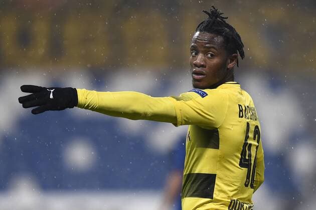 Db Reggio Emilia 22 02 2018 - Europa League Atalanta-Borussia Dortmund foto Daniele Buffa Image nella foto: Michy Batushuayi 