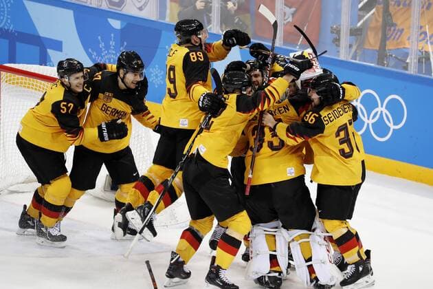 FROM THE BIRCHES Danny Goalkeeper Team Germany Final victory after victory for goalkeeper FROM THE BIRCHES Ice Hockey Semifinals Canada Germany 3 4 Olympic Winter Games 2018 Pyeongchang South Korea 2018 Olympic Winter Games Pyeongchang 23 February 2018