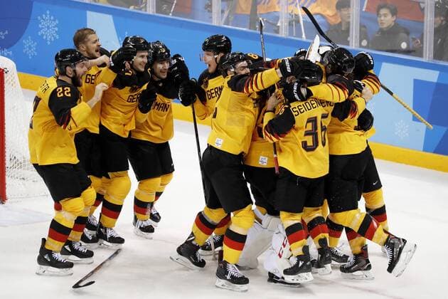 FROM THE BIRCHES Danny Goalkeeper Team Germany Final victory after victory for goalkeeper FROM THE BIRCHES Ice Hockey Semifinals Canada Germany 3 4 Olympic Winter Games 2018 Pyeongchang South Korea 2018 Olympic Winter Games Pyeongchang 23 February 2018