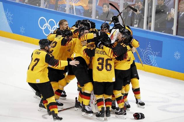 FROM THE BIRCHES Danny Goalkeeper Team Germany Final victory after victory for goalkeeper FROM THE BIRCHES Ice Hockey Semifinals Canada Germany 3 4 Olympic Winter Games 2018 Pyeongchang South Korea 2018 Olympic Winter Games Pyeongchang 23 February 2018