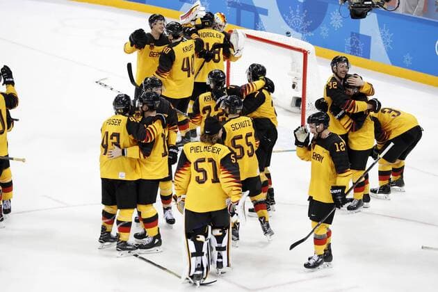 FROM THE BIRCHES Danny Goalkeeper Team Germany Final victory after victory for goalkeeper FROM THE BIRCHES Ice Hockey Semifinals Canada Germany 3 4 Olympic Winter Games 2018 Pyeongchang South Korea 2018 Olympic Winter Games Pyeongchang 23 February 2018