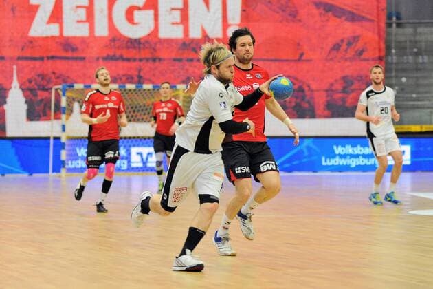 Rene Boese HC Elbflorenz Dresden 8 Handball Men 2 Bundesliga 23 02 2018 Photo TBaur Eibner Bietigheim Copyright: xEIBNER Tobias_Baurx EP_TBR