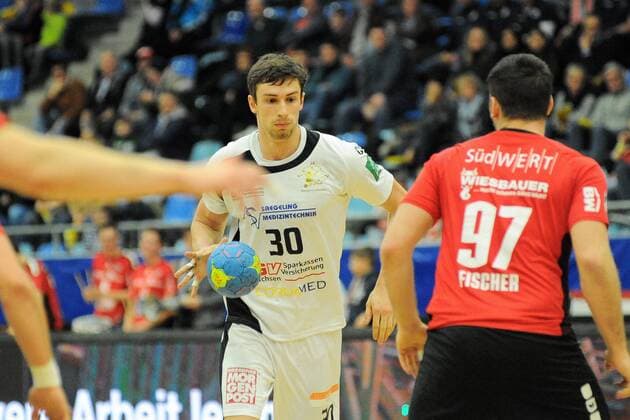 Adrian Kammlodt HC Elbflorenz Dresden 30 Handball Men 2 Bundesliga 23 02 2018 Photo TBaur Eibner Bietigheim Copyright: xEIBNER Tobias_Baurx EP_TBR
