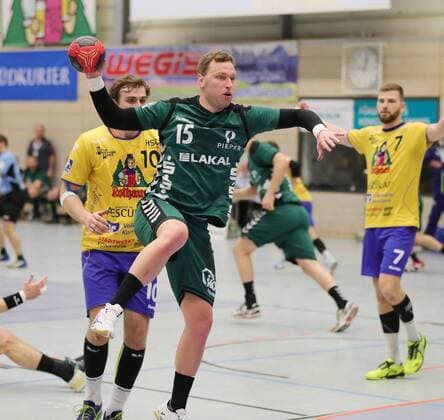 2 HBL HSG Konstanz HG Saarlouis 24 22 Martin Murawski Kapitaen scored by HGS HSG Konstanz HG Saarlouis Handball 2 League 23 02 2018 Konstamz Copyright: xEIBNER PeterxPisax EP_EER