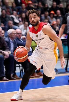 Germany Frankfurt am Main Fraport Arena 23 02 2018 Basketball WC Qualification Germany Serbia Bild v lk Joshiko Saibou Germany 1 Copyright: HMBxMedia xHeikoxBecker