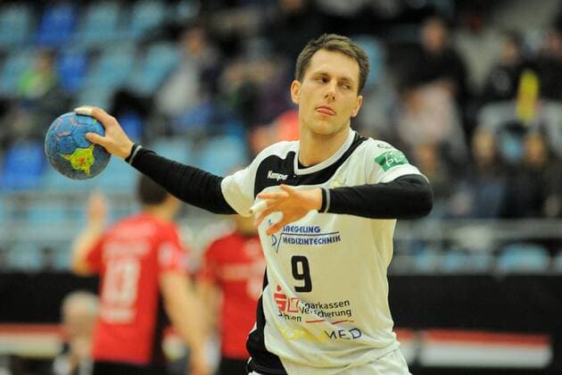 Julius Dierberg HC Elbflorenz Dresden 9 Handball Men 2 Bundesliga 23 02 2018 Photo TBaur Eibner Bietigheim Copyright: xEIBNER Tobias_Baurx EP_TBR