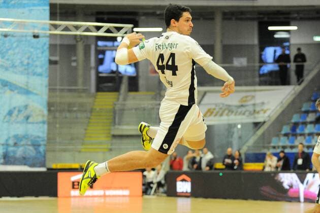 Gabor Pulay HC Elbflorenz Dresden 44 Handball Men 2 Bundesliga 23 02 2018 Photo TBaur Eibner Bietigheim Copyright: xEIBNER Tobias_Baurx EP_TBR