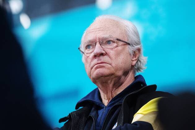 180224 H M Carl XVI Gustaf King of Sweden after the Mens Curling Final between Sweden and United States during day fifteen of the 2018 Winter Olympics on February 24, 2018 in Pyeongchang Photo Jon Olav Nesvold BILDBYRAN Code JE 160198  Copyright: JONxOLAVxNESVOLD BB180224JE097