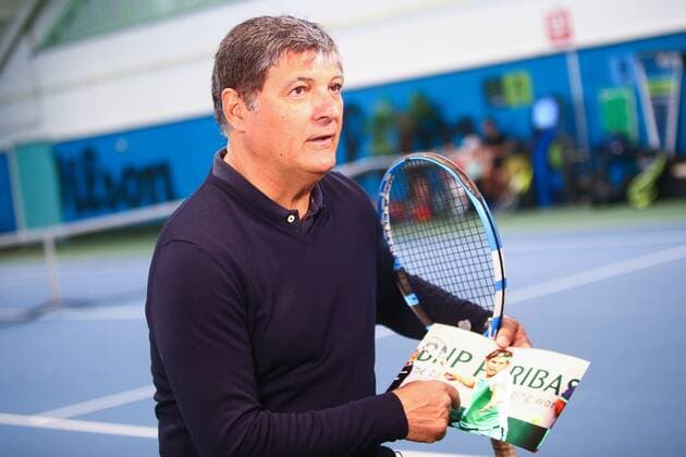 TENNIS - Toni Nadal, press conference PK Pressekonferenz HALLEIN,AUSTRIA,24.FEB.18 - TENNIS - press conference Toni Nadal. Image shows Toni Nadal. GEPAxpictures xFelixxRoittner