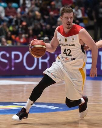23 02 2018 xblx Basketball DBB WC Quali Germany Serbia emspor v l Andreas Obst Germany German Basketball Federation DBB Frankfurt am Main