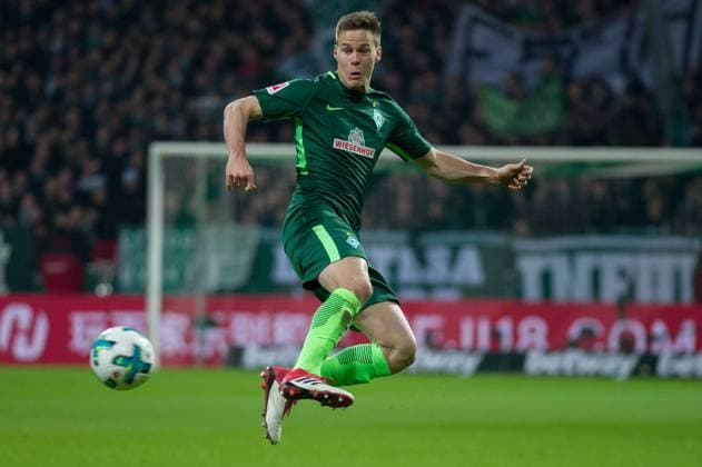 Niklas Moisander SV Werder Bremen 18 at the ball Freisteller Einzelbild Action Action Spieszene Bremen Copyright: xEIBNER HPIXXx EP_HPIXX
