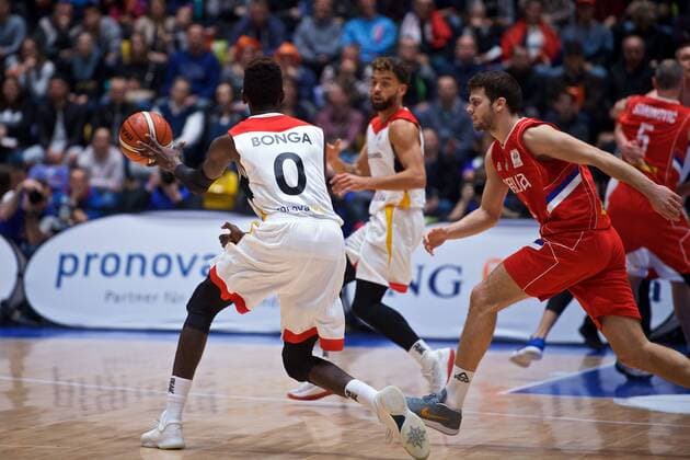Basketball Frankfurt 23 02 2018 European Qualifiers for the World Cup 2019 Qualification for the 2019 World Cup Germany GER Serbia SRB Isaac Bonga Germany No 00