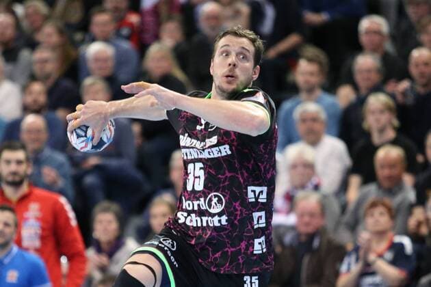 SG Flensburg Handewitt Telekom Veszprem HC EHF Champions League Flensburg 25 02 18 Flensburg 25 02 18 Sport Handball VELUX EHF Champions League Season 2017 2018 Group Stage SG Flensburg Handewitt Telekom Veszprem HC Kentin Mahe SG Flensburg Handewitt 35 xmmkx