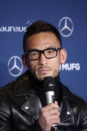 Hidetoshi Nakata Former Japanese Footballer Academy Member Laureus at the Laureus Awards 2018 in the Principality of Monaco