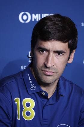 Raul Gonzalez Blanco former Spanish footballer the long-time captain and record player of Real Madrid won three times the Champions League Academy Member Laureus at the Laureus Awards 2018 in the Principality of Monaco