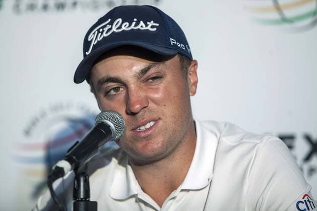Bilder des Tages - SPORT February 27, 2018 - CONFERENCIA DE PRENSA CON JUGADOR JUSTIN THOMAS, EN EL MARCO DEL TORNEO WGC CHAMPIONSHIP. EN CLUB DE GOLF CHAPULTEPEC Latin News: February 27, 2018  - ZUMAu78_ 20180227_zaf_u78_009 Copyright: xCamilaxMatax