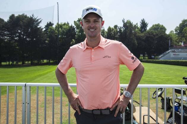February 27, 2018 - EUM20180227DEP11.JPG.CIUDAD DE MEXICO Golf WGC-Justin Rose.- El golfista britanico Justin Peter Rose durante una conferencia de prensa este martes, 27 de febrero de 2018, previo al arranque de su participacion en el World Golf Championship Mexico Championship. Foto: Agencia EL UNIVERSAL EVZ Latin News: February 27, 2018  - ZUMAu78_ 20180227_zaf_u78_014 Copyright: xCamilaxMatax