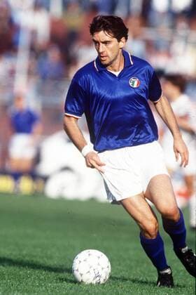 ROBERTO MANCINI STAGIONE 1990-91 SCANIA CUP ITALIA-URSS CIS 1-1 DR 3-2