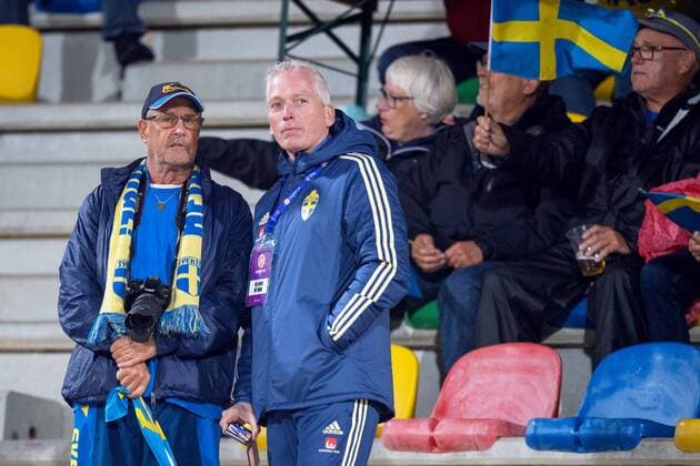 180228 Football Association Secretary General Hakan Sjöstrand on the stand for the football match in the Algarve Cup 2018 between Canada and Sweden on 28 February 2018 in Parchal  Copyright: LUDVIGxTHUNMAN BB180228LT038