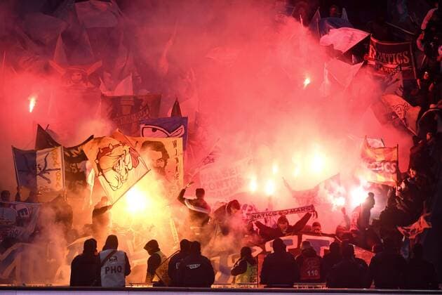ILLUSTRATION - SUPPORTERS - DRAPEAUX - FUMIGENES FOOTBALL : Paris SG vs Marseille - Coupe de France - 28 02 2018 AnthonyBIBARD FEP Panoramic 