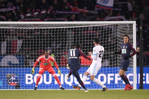 11 ANGEL DI MARIA (psg) - BUT FOOTBALL : Paris SG vs Marseille - Coupe de France - 28 02 2018 AnthonyBIBARD FEP Panoramic 